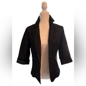 Dark Denim 3/4 Sleeve Jacket